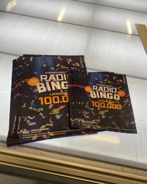 print av plakat for radio gudbrandsdalen