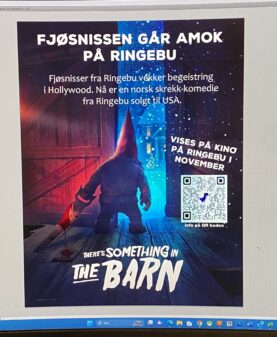 print av plakat for kunde i ringebu