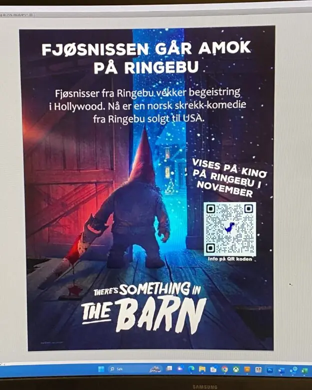 print av plakat for kunde i ringebu