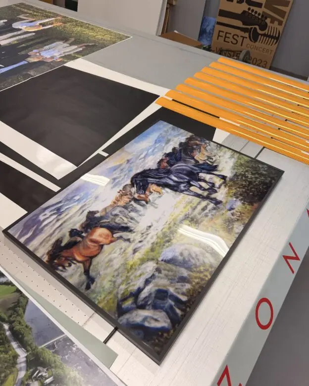 print av bilde for kunde i fåvang