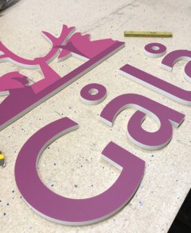 Gålå Arena 3d bokstaver