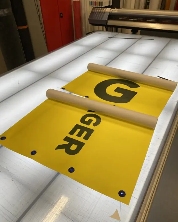 banner i produksjon