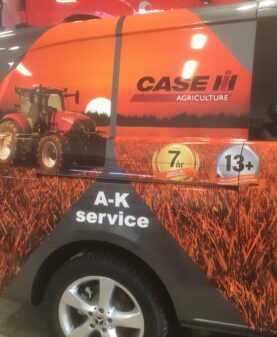 printet folie på varebil