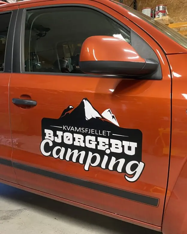logo på bil