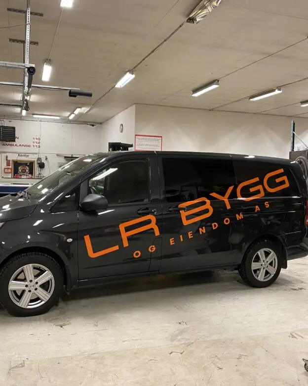 logo på varebil