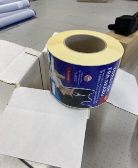 Etiketter til tørrfisk fra Skåbu