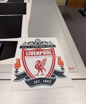 Klistremerker til kunde i Fåvang