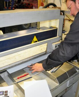 Laminsert aluminiumsskilt til Peers Sauna på Gålå