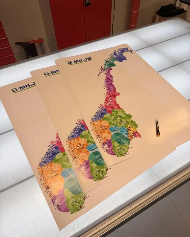 Print av folder til G-Miljø
